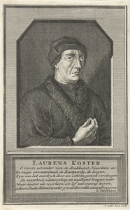 Portret van Laurens Jansz. Coster