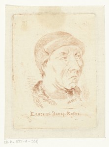 Portret van Laurens Jansz. Coster