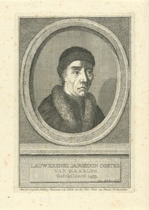 Portret van Laurens Jansz. Coster