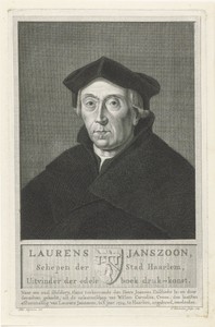 Portret van Laurens Jansz. Coster