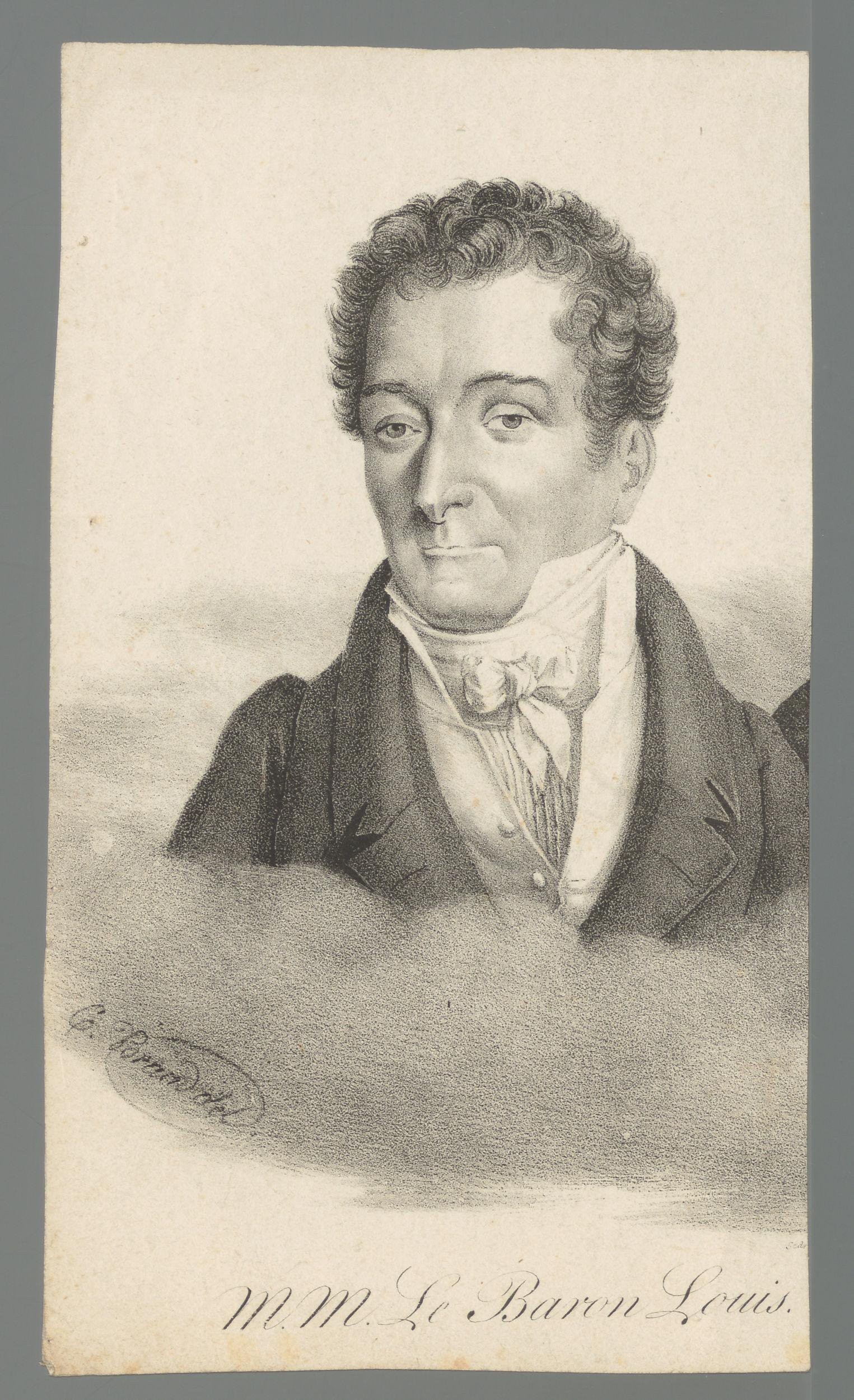 Portret van Le Baron Louis by Cäcilie Brandt