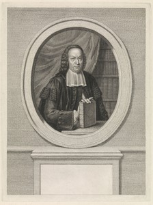 Portret van Leonard Offerhaus op 75-jarige leeftijd