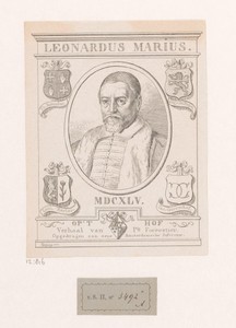 Portret van Leonardus Marius