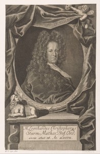 Portret van Leonhard Christoph Sturm