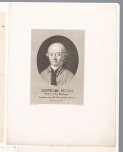 Portret van Leonhard Usteri