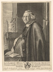Portret van Leonhard Weiss