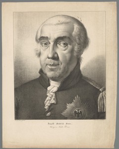 Portret van Leopold Friedrich Franz von Anhalt-Dessau III