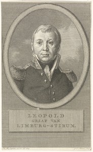 Portret van Leopold graaf van Limburg Stirum