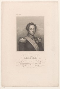 Portret van Leopold, groothertog van Baden