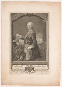 Portret van Leopold I von Anhalt-Dessau