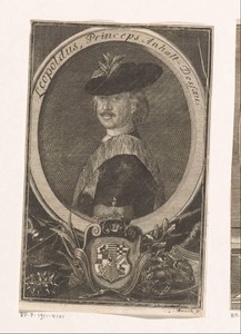 Portret van Leopold I von Anhalt-Dessau