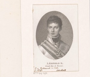 Portret van Leopold II, groothertog van Toscane