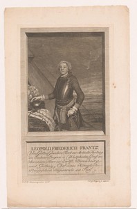 Portret van Leopold III Friedrich Franz von Anhalt-Dessau