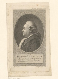 Portret van Leopold Otto von Gaudy