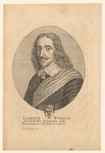Portret van Leopold Willem van Oostenrijk