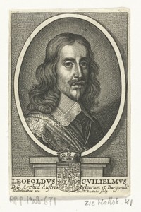 Portret van Leopold Willem van Oostenrijk