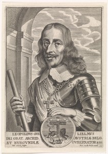 Portret van Leopold Willem van Oostenrijk