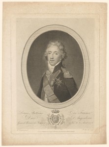 Portret van Lodewijk Anton van Bourbon