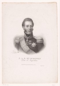 Portret van Lodewijk Anton van Bourbon