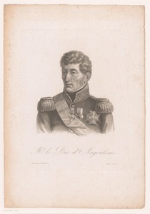 Portret van Lodewijk Anton van Bourbon, hertog van Angoulème
