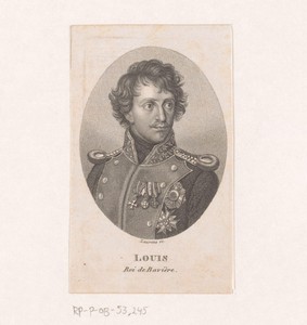 Portret van Lodewijk I van Beieren