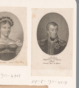 Portret van Lodewijk II van Hessen-Darmstadt