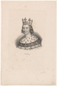 Portret van Lodewijk IX de Heilige