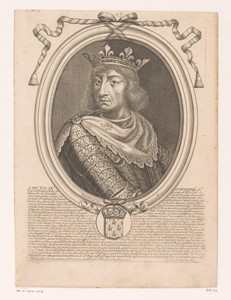 Portret van Lodewijk IX de Heilige, koning van Frankrijk