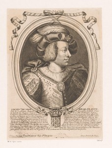 Portret van Lodewijk V, koning van West-Francië