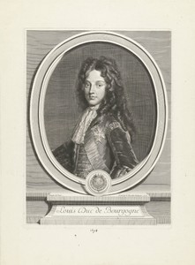 Portret van Lodewijk van Frankrijk, hertog van Bourgondië