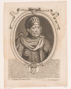 Portret van Lodewijk VI, koning van Frankrijk