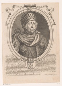 Portret van Lodewijk VI, koning van Frankrijk