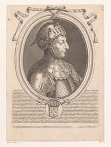 Portret van Lodewijk VII, koning van Frankrijk