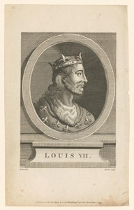 Portret van Lodewijk VII van Frankrijk