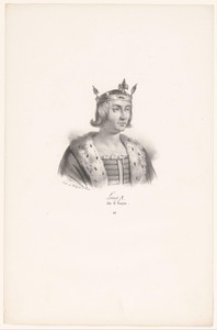 Portret van Lodewijk X van Frankrijk