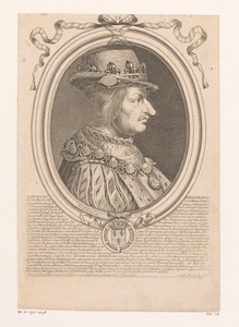 Portret van Lodewijk XI, koning van Frankrijk