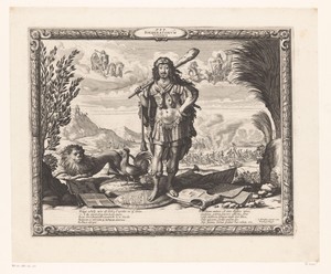 Portret van Lodewijk XIII als Hercules
