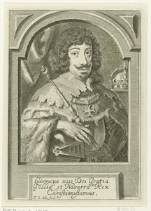 Portret van Lodewijk XIII, koning van Frankrijk