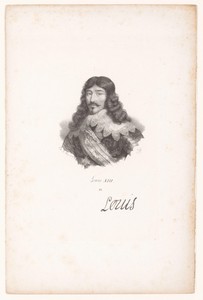 Portret van Lodewijk XIII, koning van Frankrijk