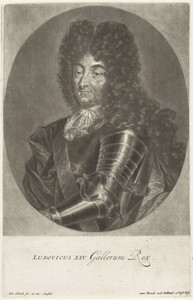 Portret van Lodewijk XIV, koning van Frankrijk