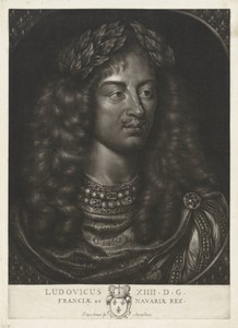 Portret van Lodewijk XIV, koning van Frankrijk