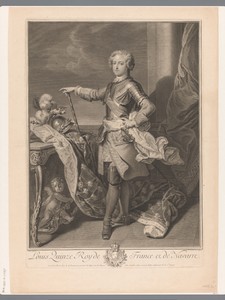 Portret van Lodewijk XV
