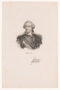 Portret van Lodewijk XV, koning van Frankrijk