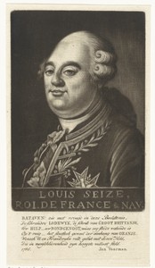 Portret van Lodewijk XVI, koning van Frankrijk