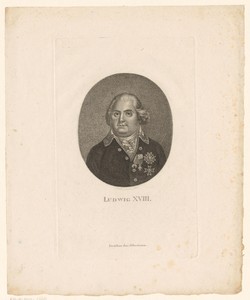 Portret van Lodewijk XVIII