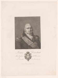 Portret van Lodewijk XVIII van Frankrijk