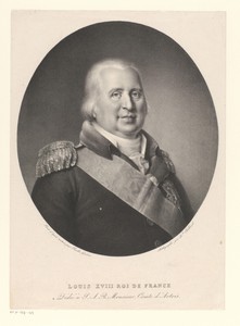 Portret van Lodewijk XVIII van Frankrijk