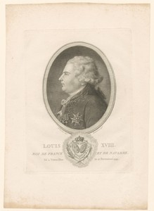 Portret van Lodewijk XVIII van Frankrijk