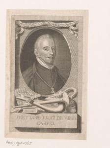 Portret van Lope Félix de Vega Carpio