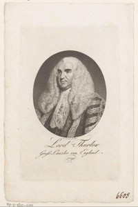 Portret van Lord Edward Thurlow